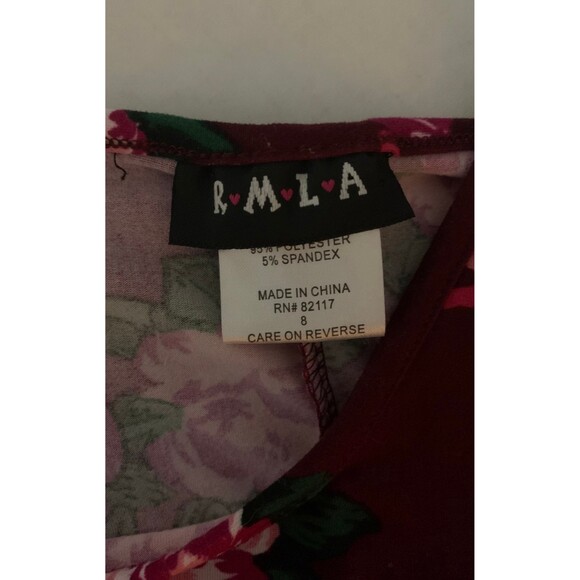 R.M.L.A. Cold Shoulder Top. Size 8. - Picture 4 of 4